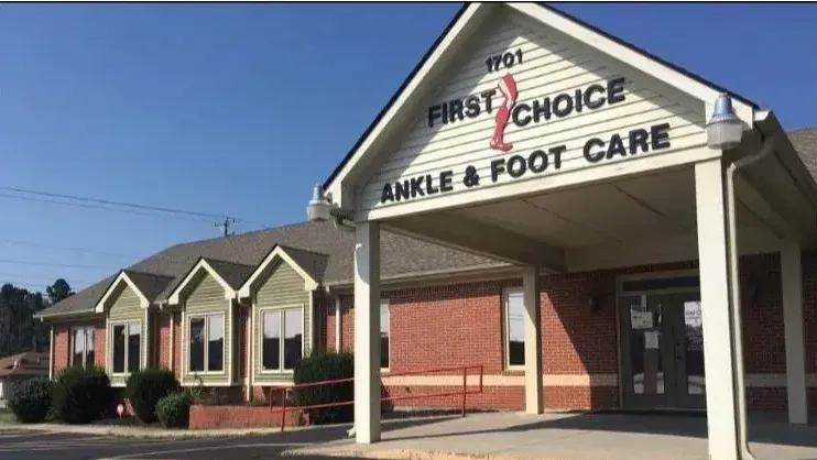 The front of a first choice ankle and foot care clinic