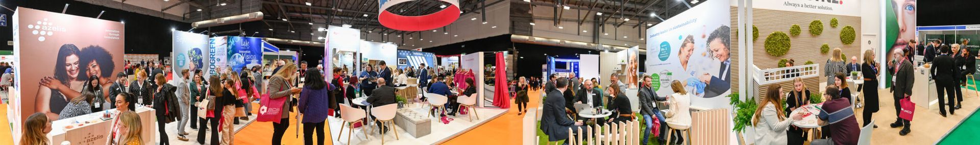 A panoramic photo of the SCS Formulate show