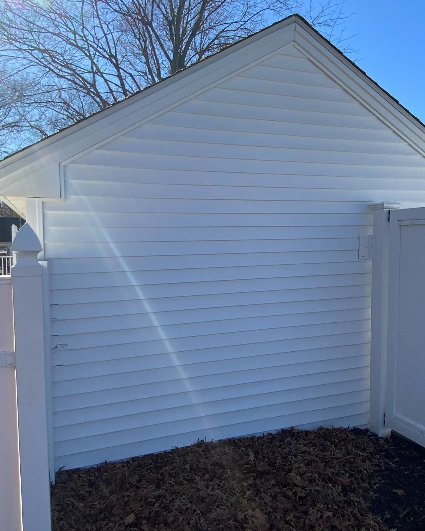 After Pressure Washing The House Side — Fairfield, CT — C&S Power Washing & Services