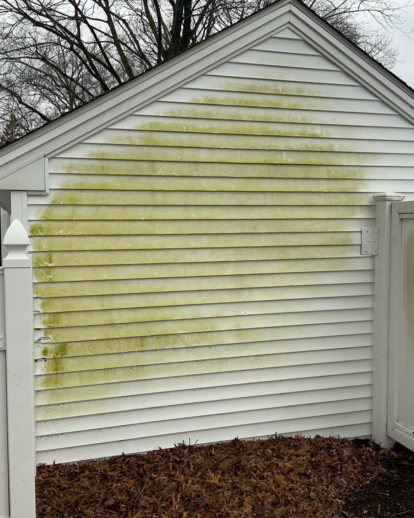 Before Pressure Washing The House Side — Fairfield, CT — C&S Power Washing & Services