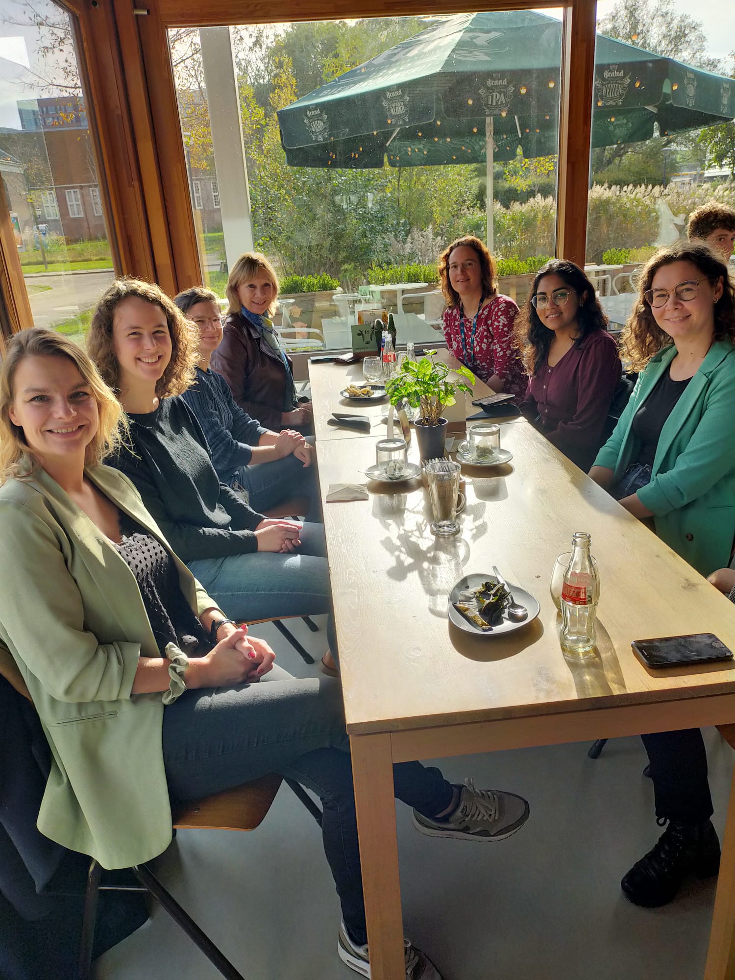 DCRT organized a goodbye lunch for Iris Huitink