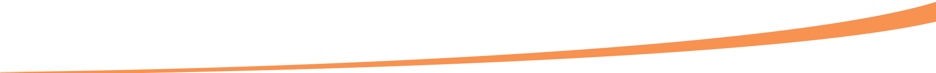 A close up of an orange ribbon on a white background.