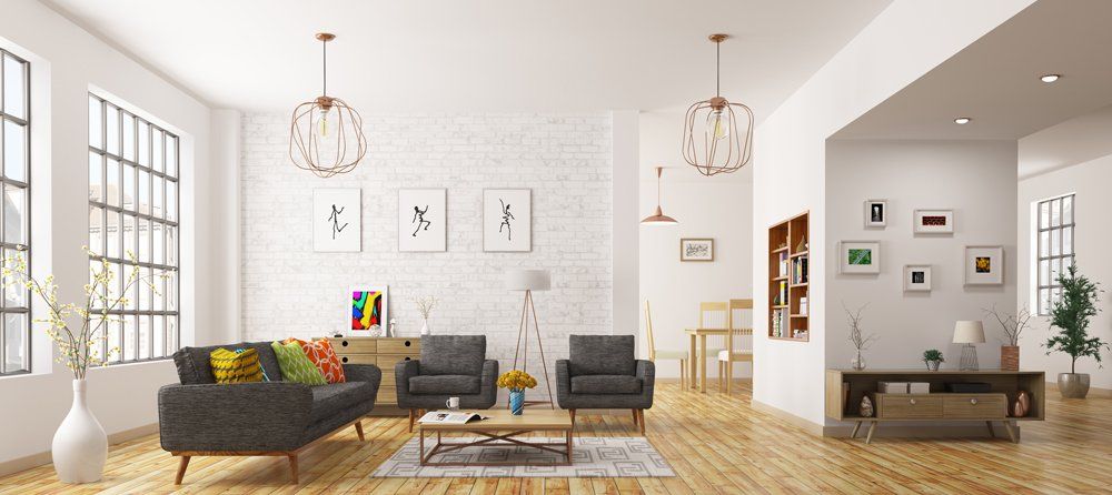 a modern living room