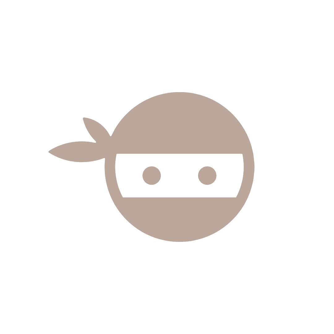 An icon of a ninja with a leaf on his head.