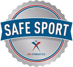 The logo for safe sport usa gymnastics