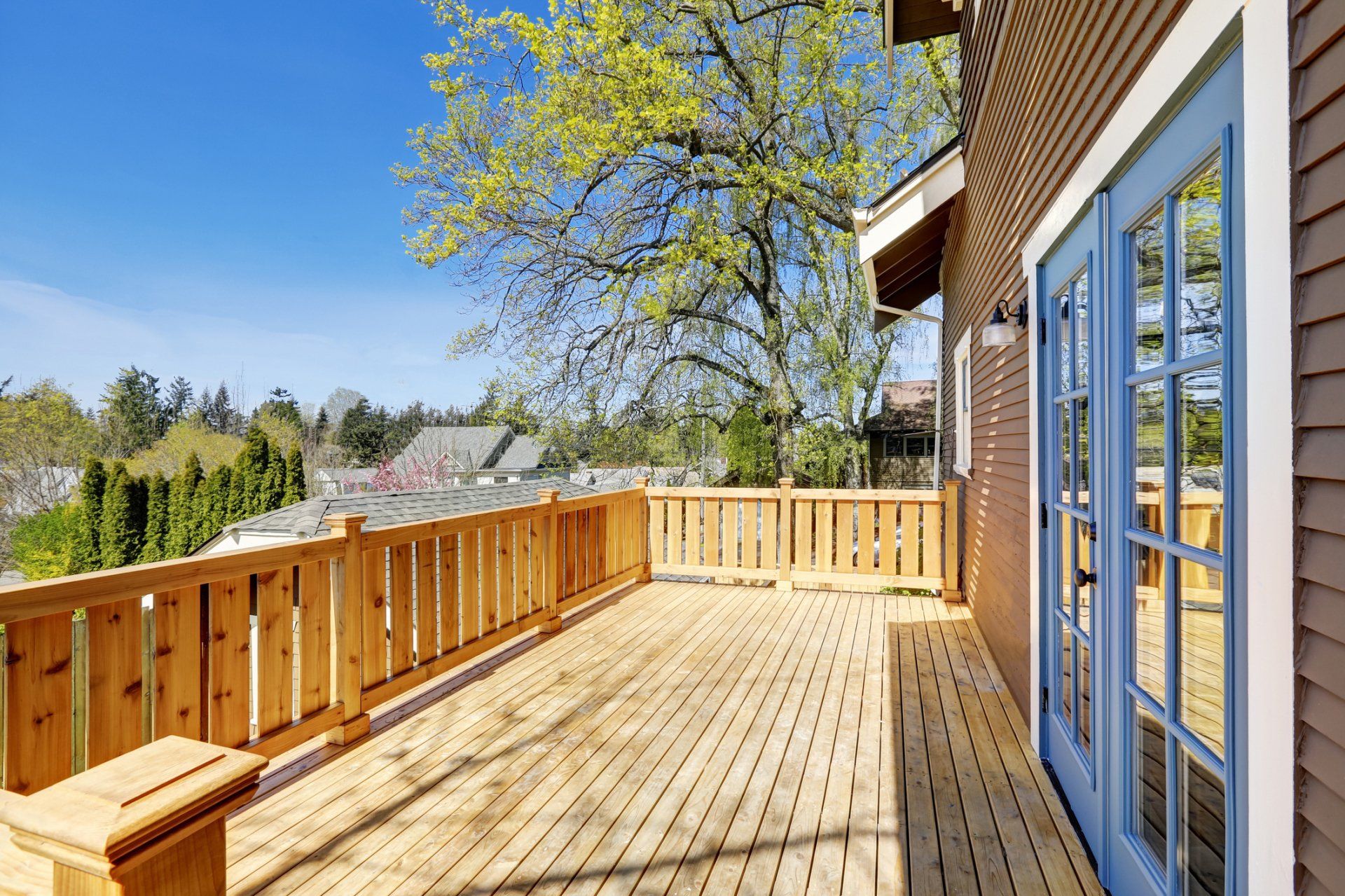 Decks — Spacious Sunny Walk Out Deck with Nice View in Clayton, NC