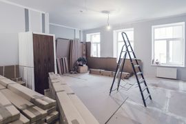 Room Additions — Interior of Room Extension During Construction in Clayton, NC