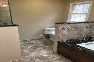 Marble And Tile Bathroom — Warren, NJ — Z & B Fine Euro Construction