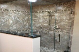 Tiled Bathroom Cabin — Warren, NJ — Z & B Fine Euro Construction