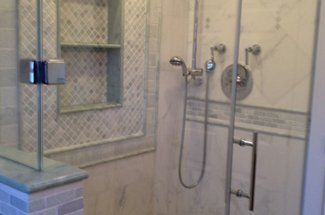 Clean And Tiled Bathroom Wall — Warren, NJ — Z & B Fine Euro Construction
