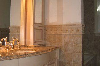 Bathroom With Modern Mirror — Warren, NJ — Z & B Fine Euro Construction