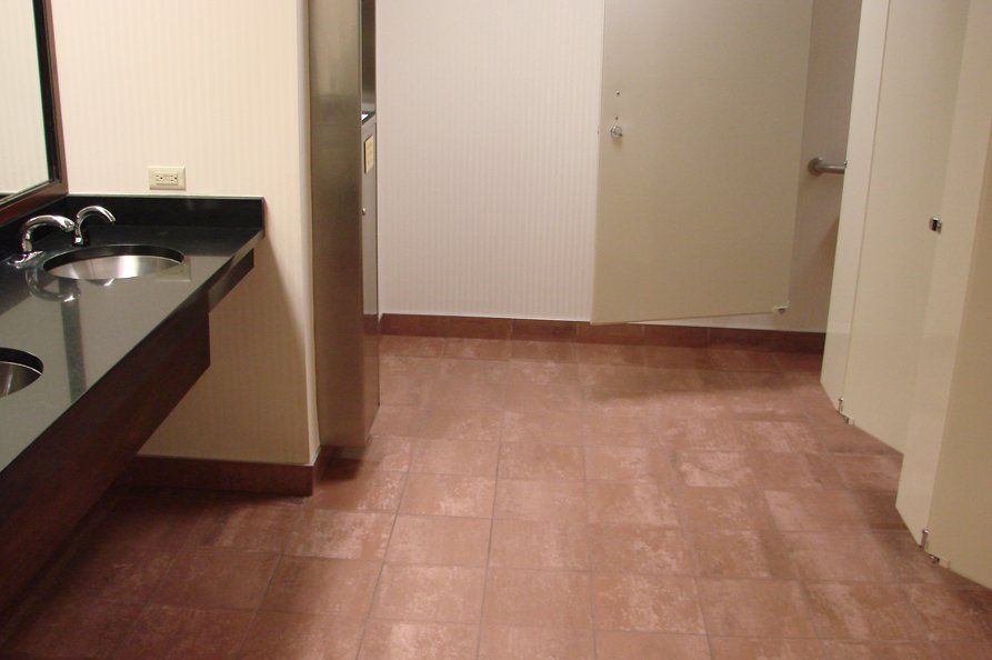 Comfort Room With Maroon Tiles — Warren, NJ — Z & B Fine Euro Construction