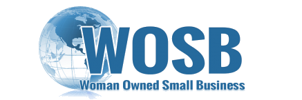 WOSB logo with a globe and text 