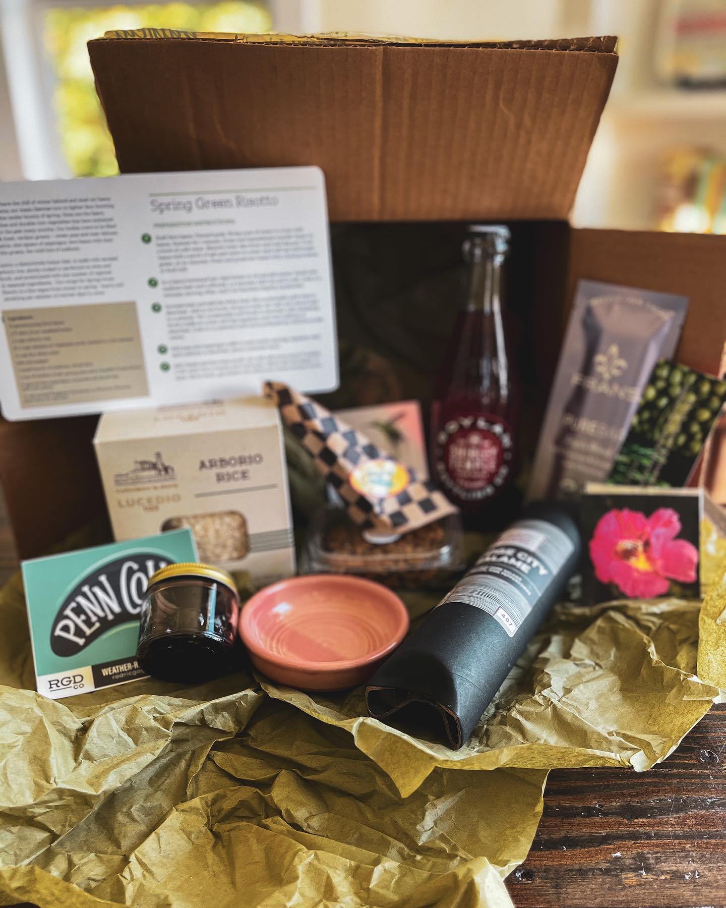 12 Days of Christmas gifts, The Seasonal Subscription Box at bayleaf in Coupeville Washington.