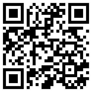 A black and white qr code on a white background.