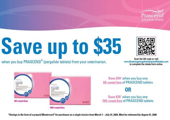 Save up to $35 on Prascend®