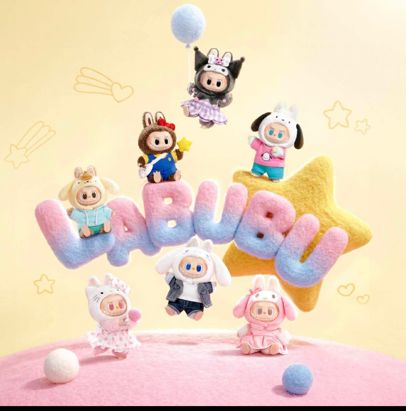 THE MONSTERS x Sanrio Characters Series - Vinyl Plush Pendant Blind Box