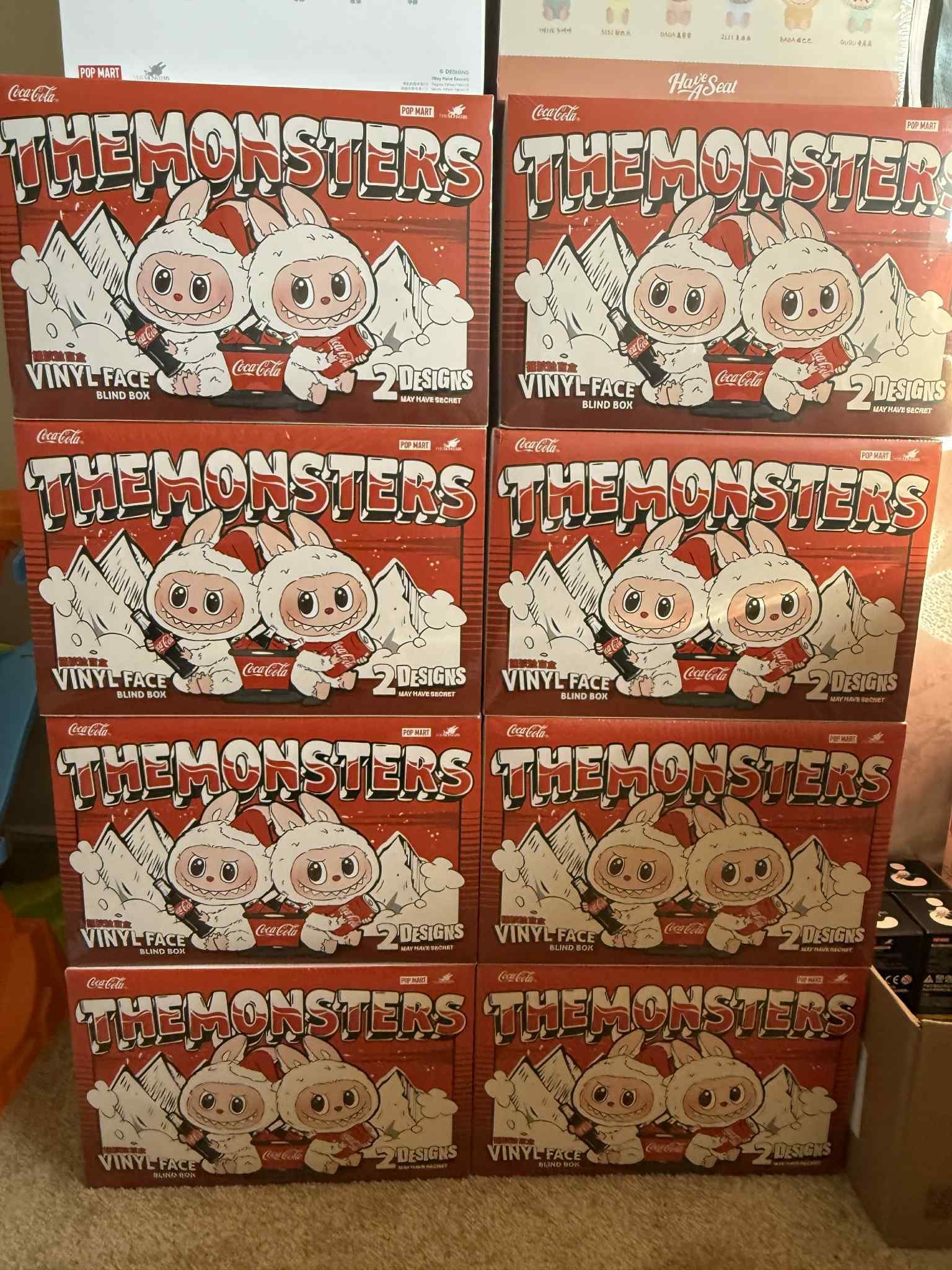 THE MONSTERS COCA-COLA SERIES-Vinyl Face Blind Box
