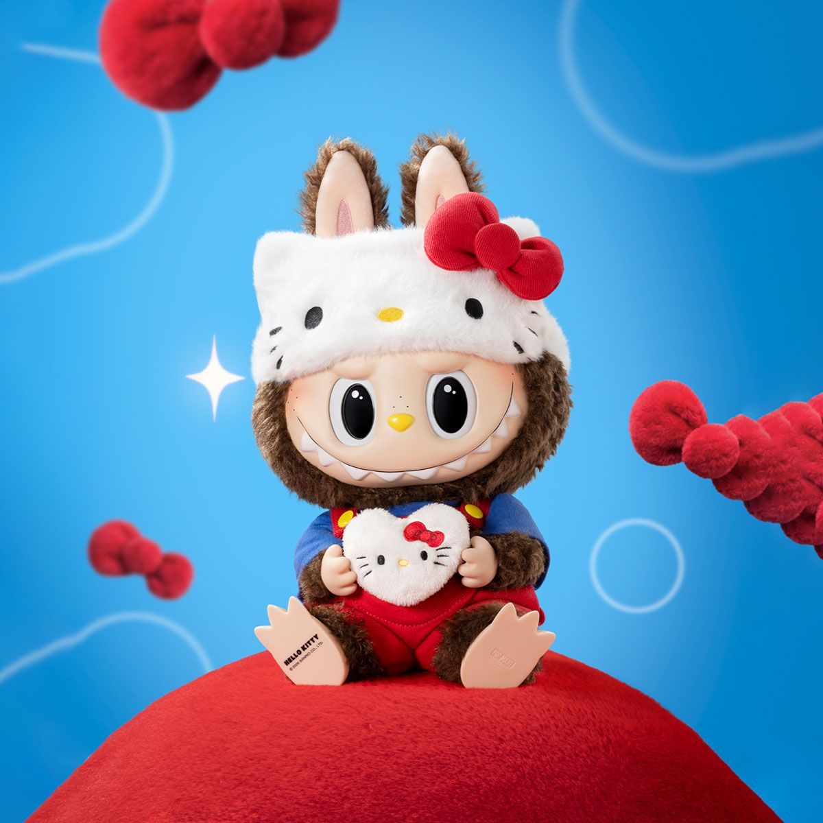 THE MONSTERS × HELLO KITTY-Vinyl Plush Doll