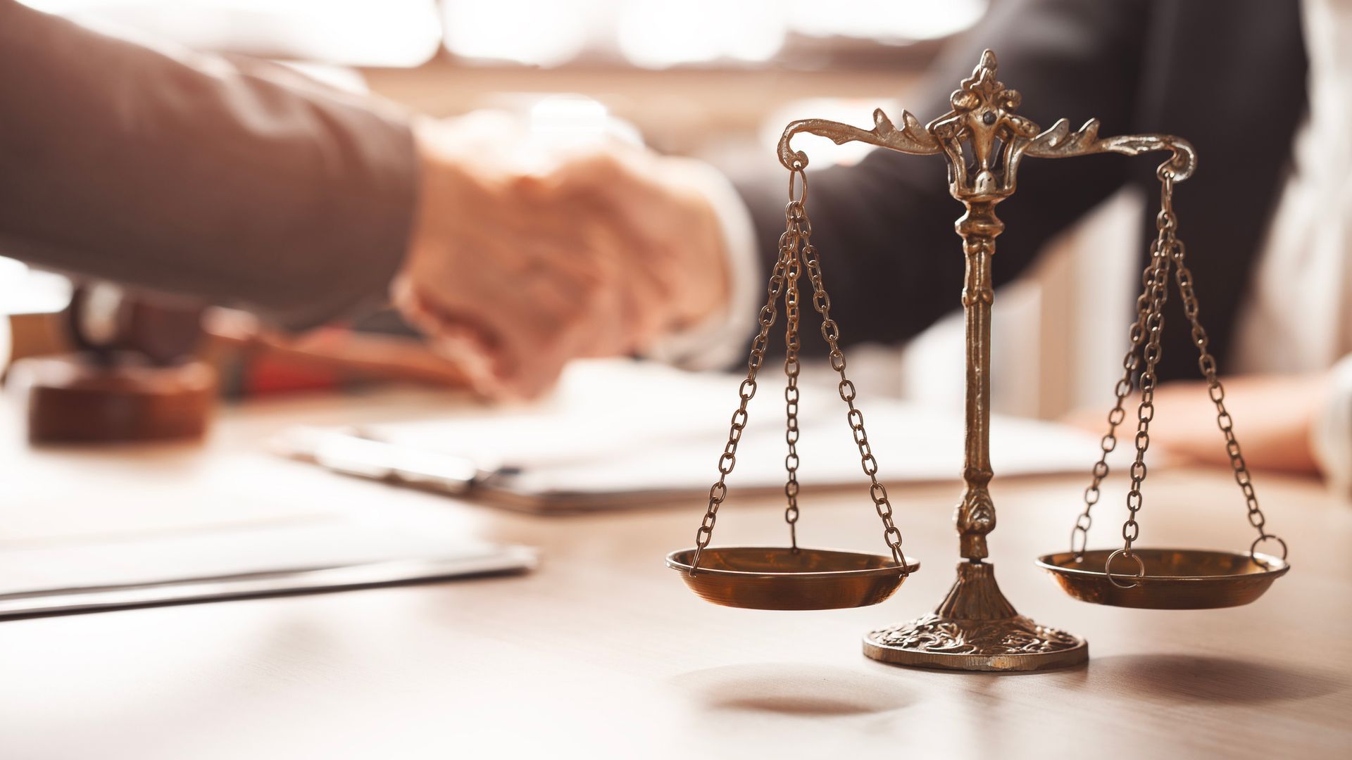 Concept of justice, law and legal system.