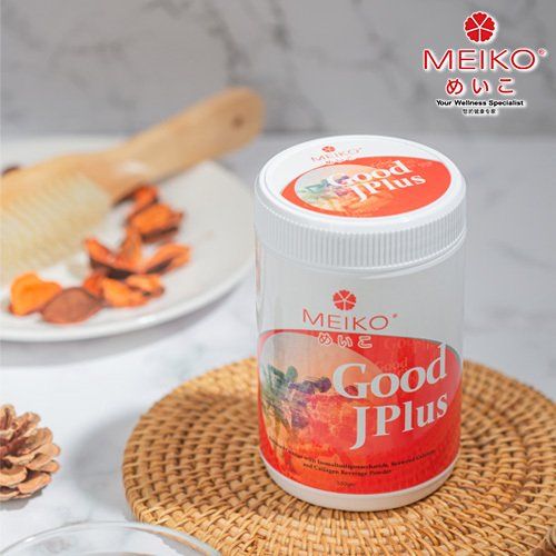 Meiko Good J Plus joint care powder 300 g container with collagen II and seaweed calcium