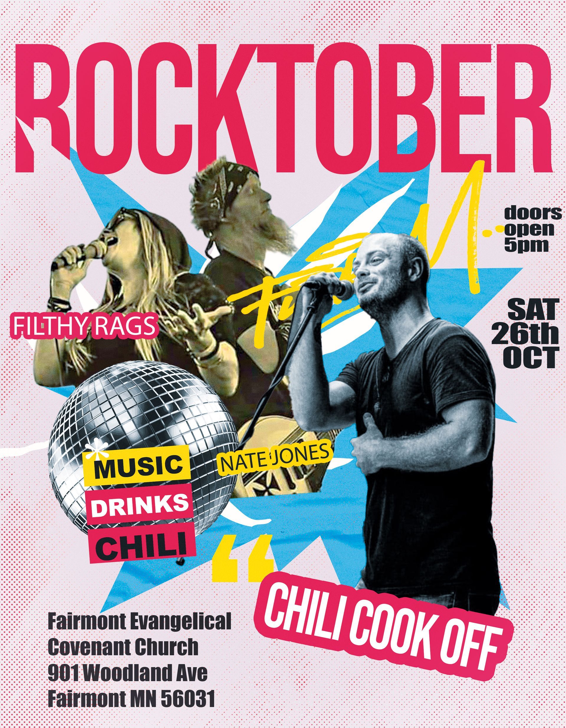 Promotional flyer design for music event