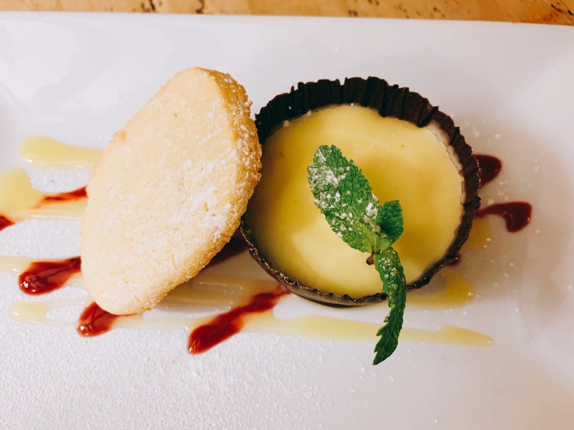 Crown Inn West Sussex pear pudding