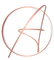 Rose gold letter 