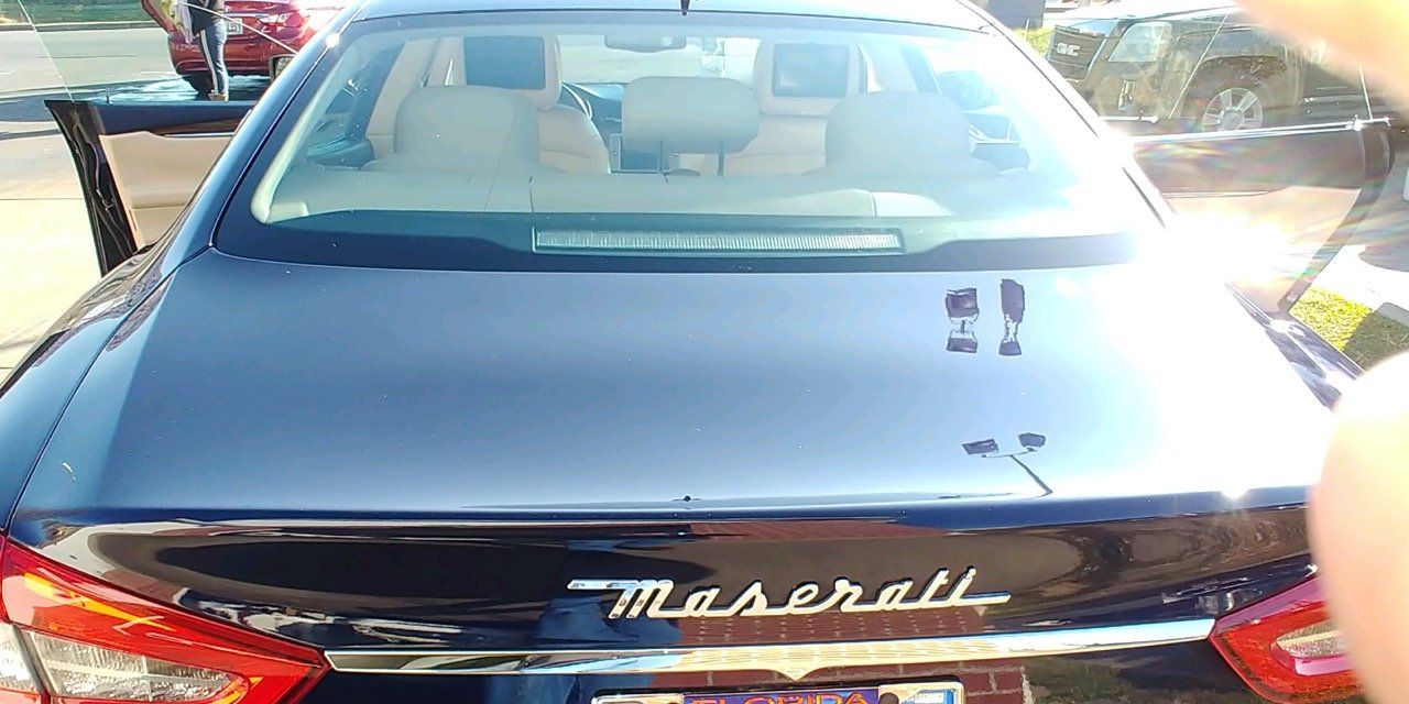 maserati after being cleaned