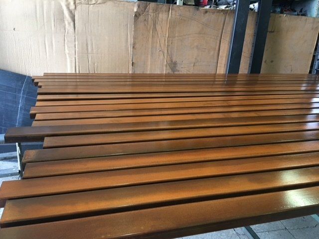 doghe cancello in acciaio corten