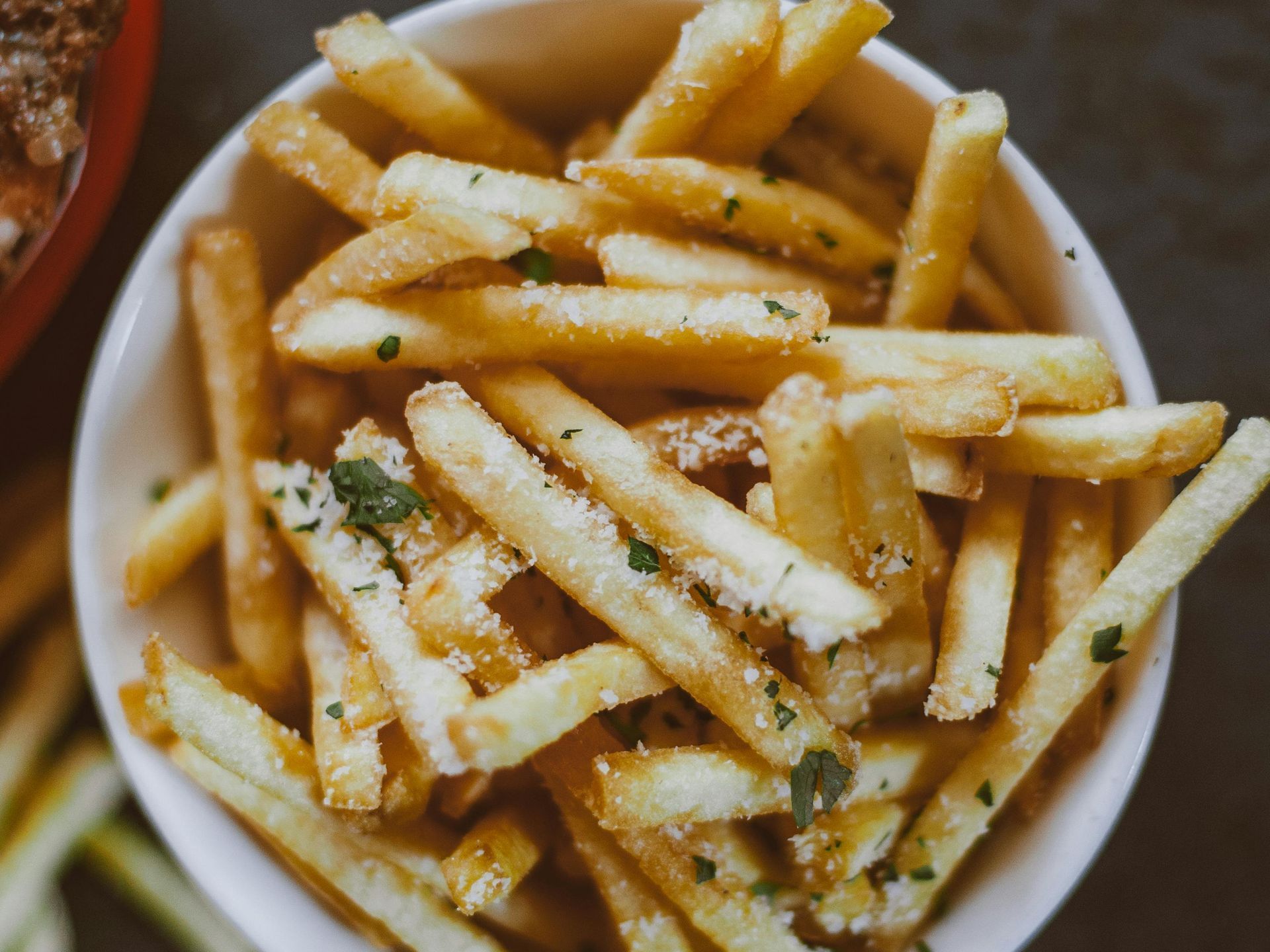 french fries with toppings