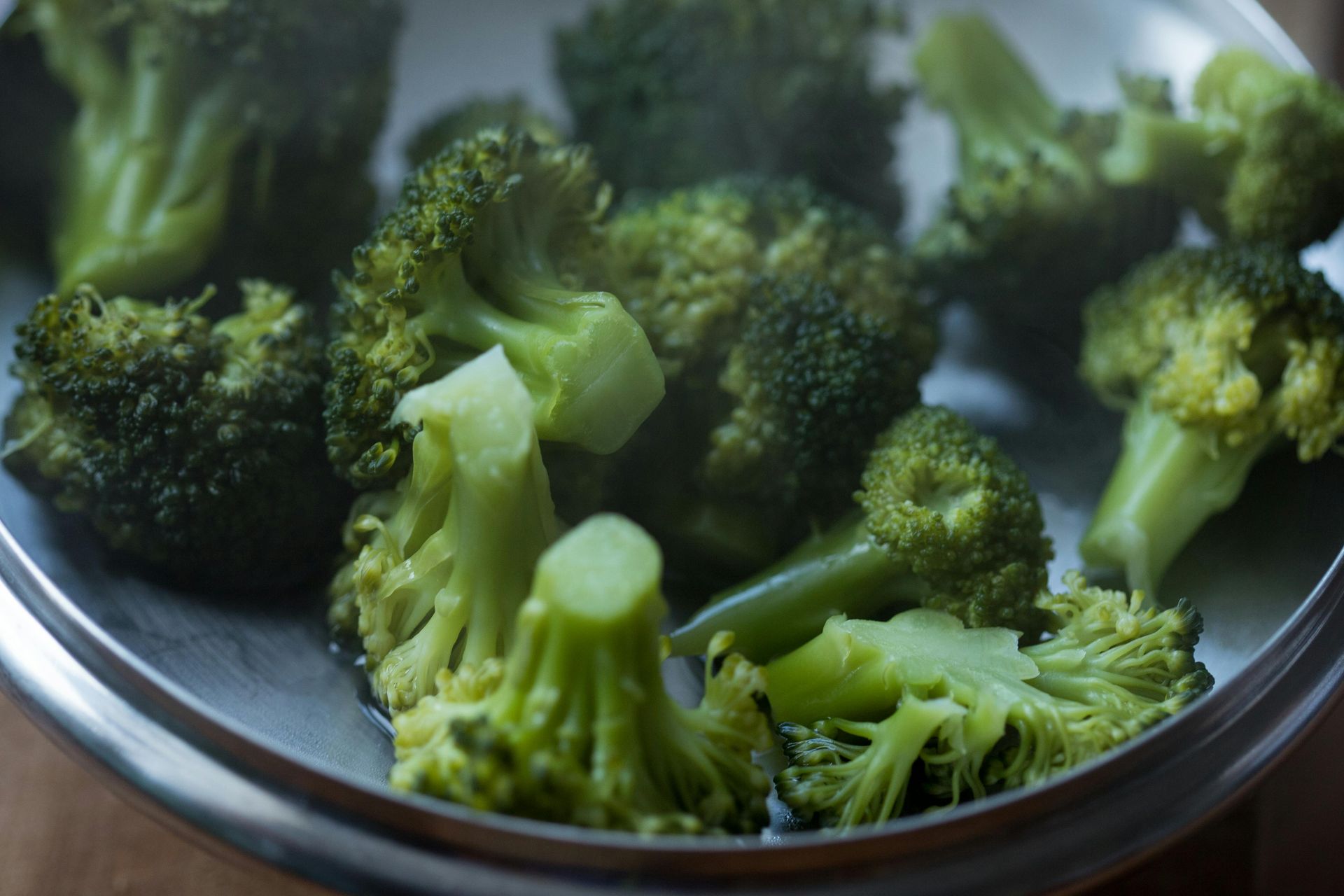 steamed broccoli