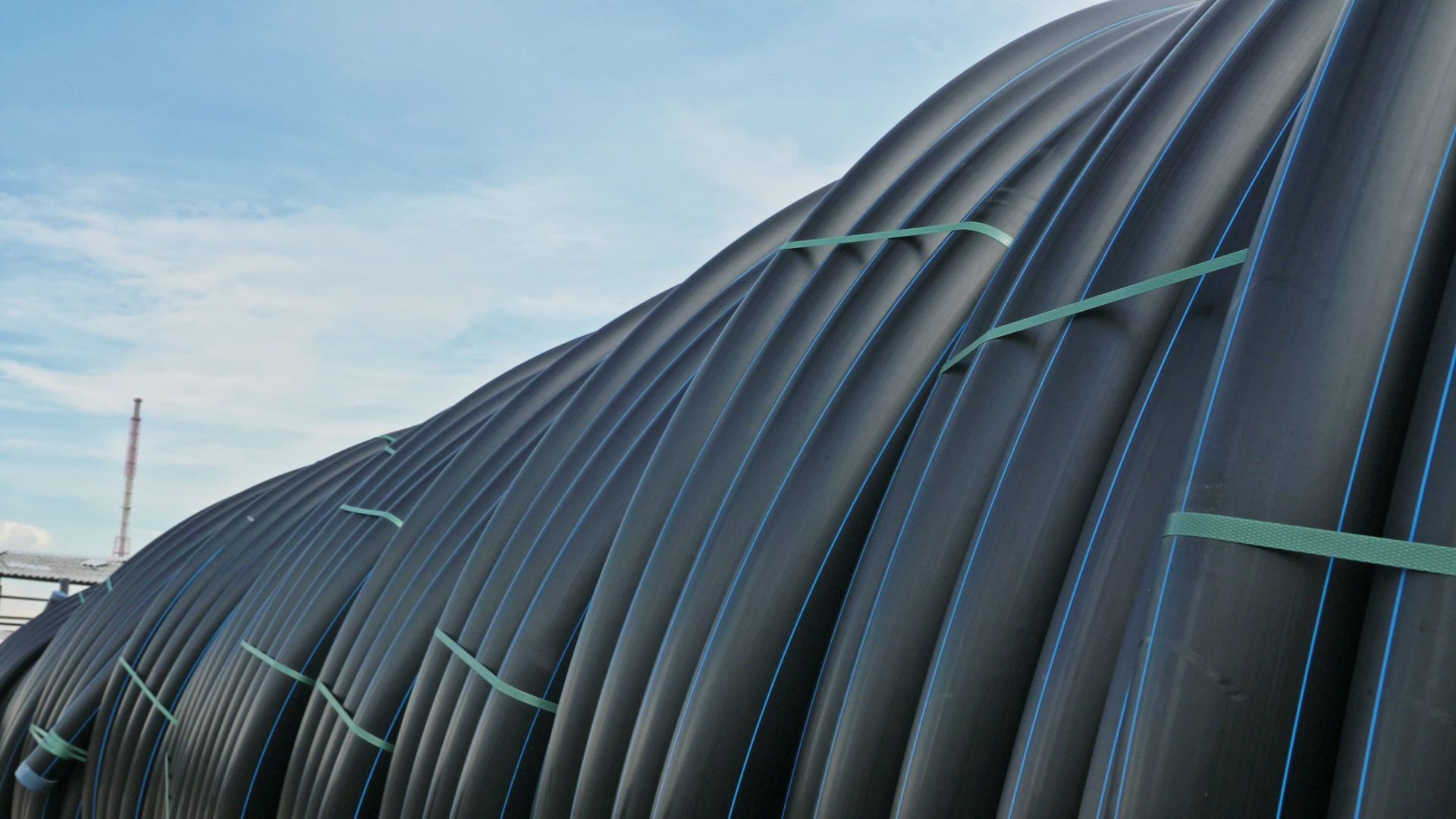 impianto d'irrigazione in azione