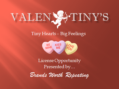 Valentine's Day-themed marketing slide.