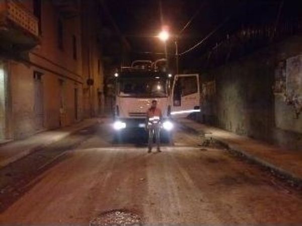 Camion per lo spurgo