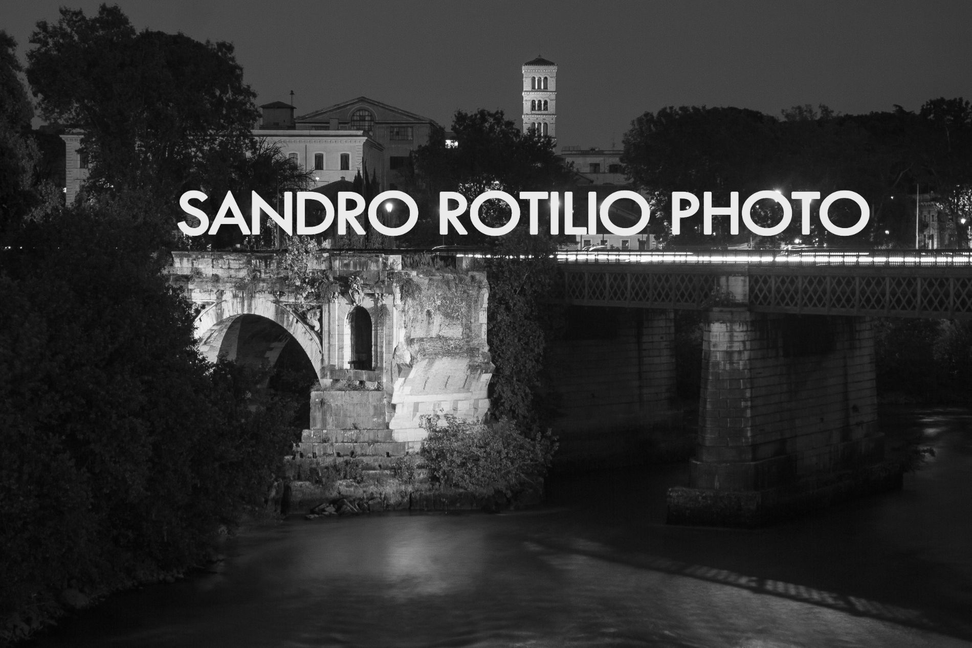 foto artistica di roma sul tevere