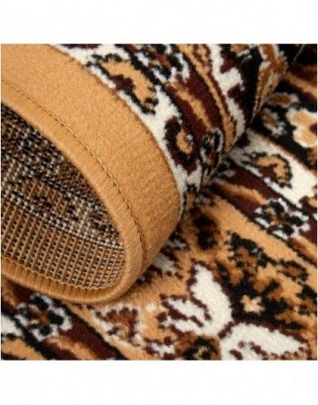 A close up of a rug with a pattern on it