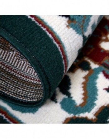 A close up of a rug with a pattern on it