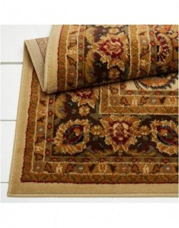 A rug that has a floral pattern on it