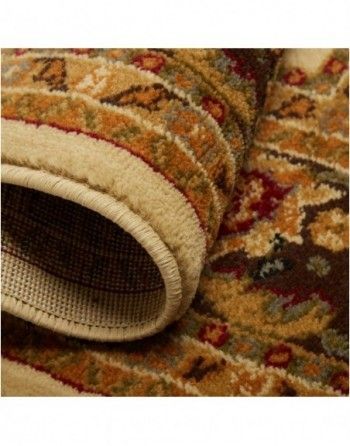 A close up of a rug with a pattern on it