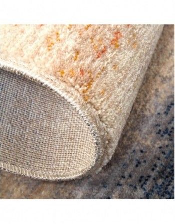 A close up of the bottom of a rug.