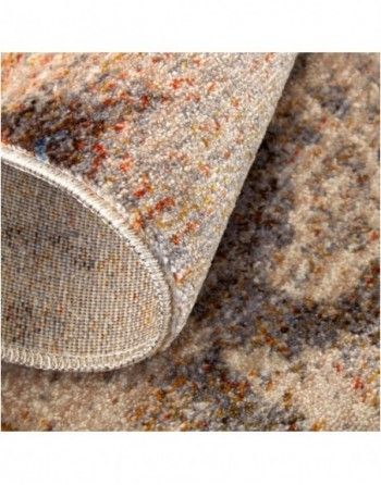 A close up of the back of a rug.