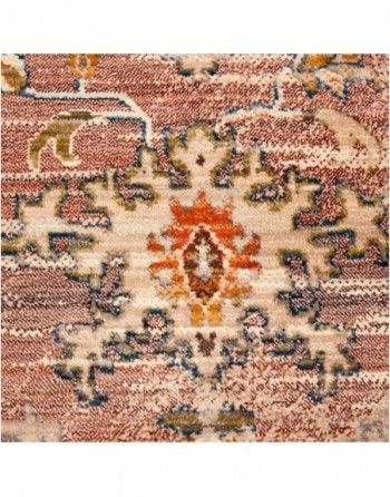 A close up of a rug with a pattern on it.