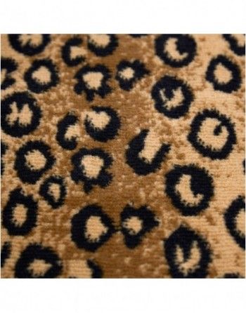 A close up of a leopard print rug