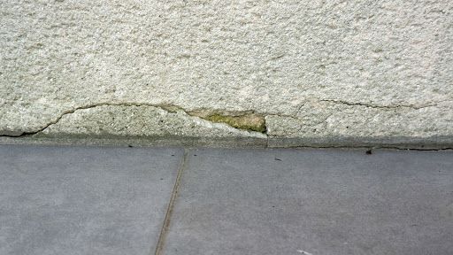 basement leak or crack causing smell 