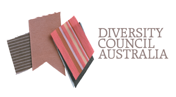 A logo for the diversity council australia is shown