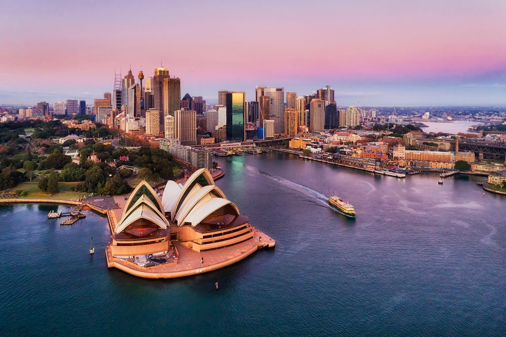 An Aerial View Of The Opera House In Sydney, Australia — Coastal Vibez In Sydney, NSW