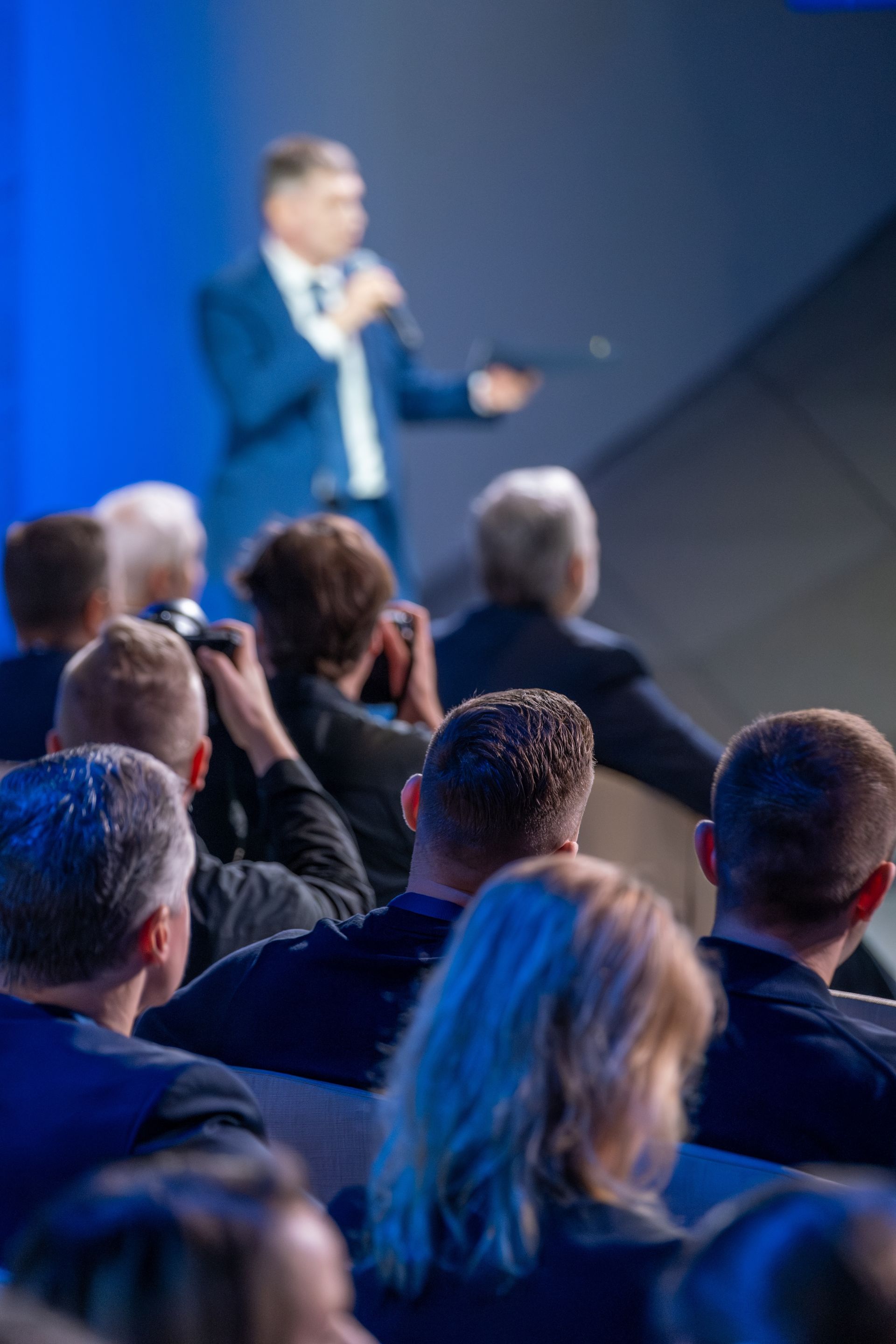 Audience Watches a Speaker at a Conference — Coastal Vibez In The Entrance, NSW