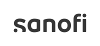Sanofi logo in dark gray text on a white background.