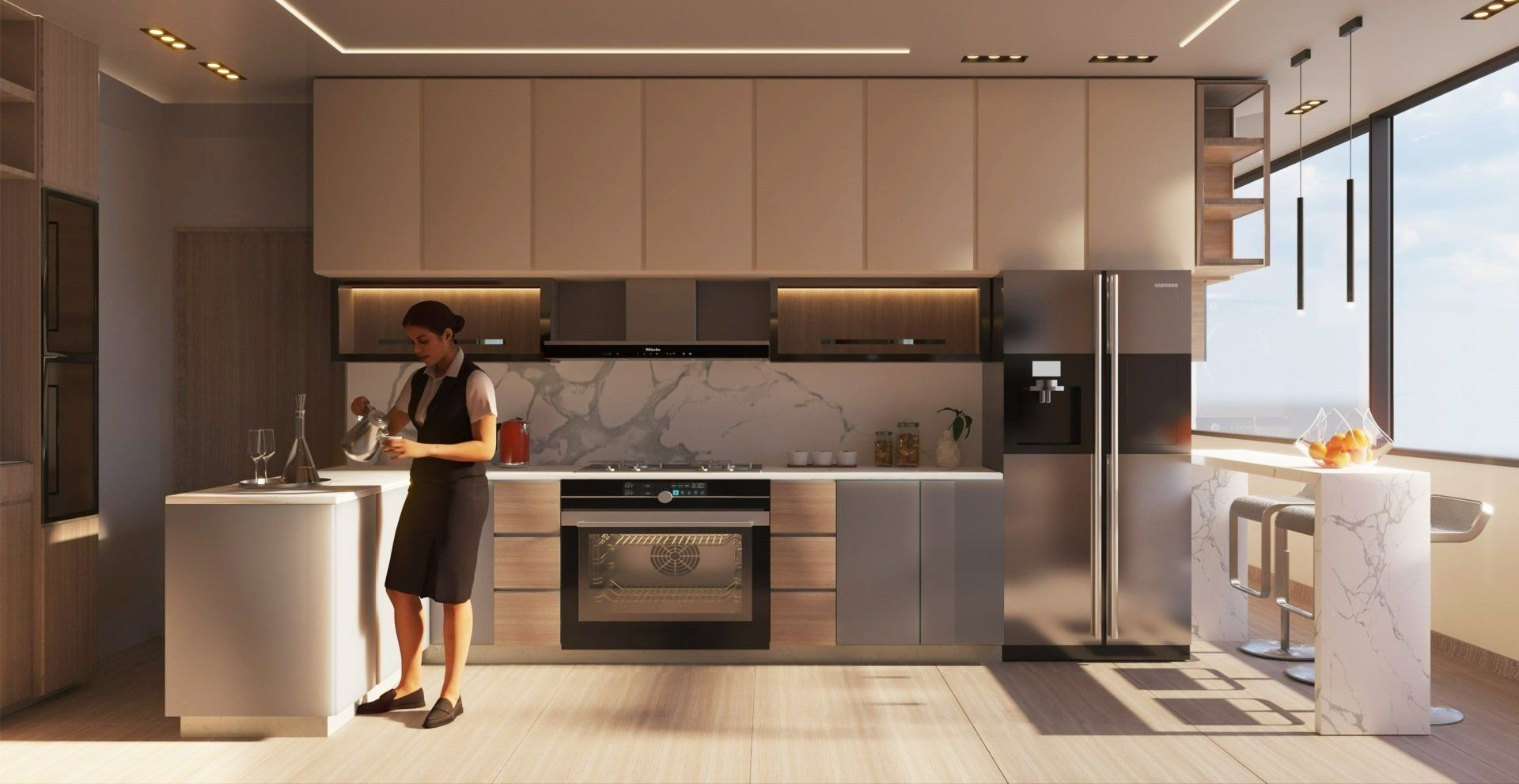 مطبخ تصميم داخلي